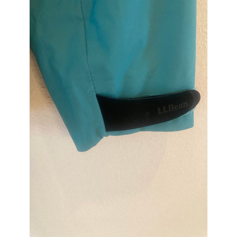 L.L. Bean Weather Challenger 3 in 1 Jacket Raincoat Hooded Teal XS Outer Hiking - Picture 3 of 16